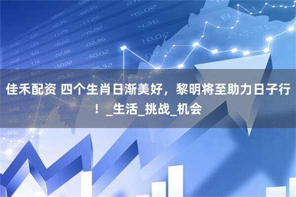 佳禾配资 四个生肖日渐美好，黎明将至助力日子行！_生活_挑战_机会