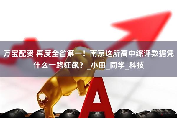 万宝配资 再度全省第一！南京这所高中综评数据凭什么一路狂飙？_小田_同学_科技