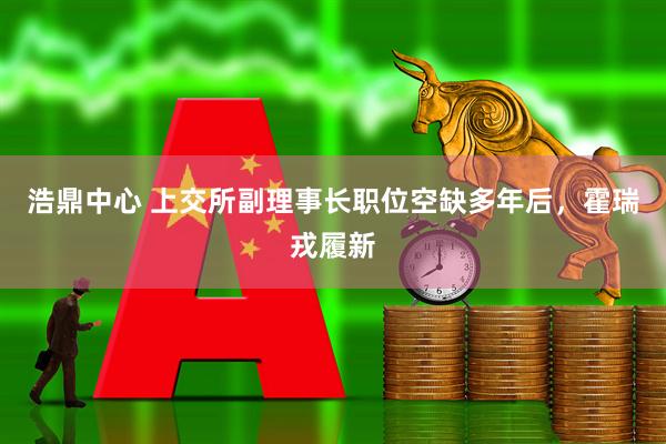浩鼎中心 上交所副理事长职位空缺多年后，霍瑞戎履新